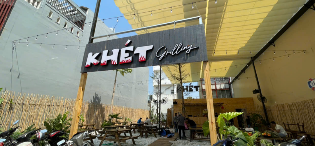 BẾP NHÀ HÀNG 24H - THI CÔNG QUÁN KHÉT GRILLING